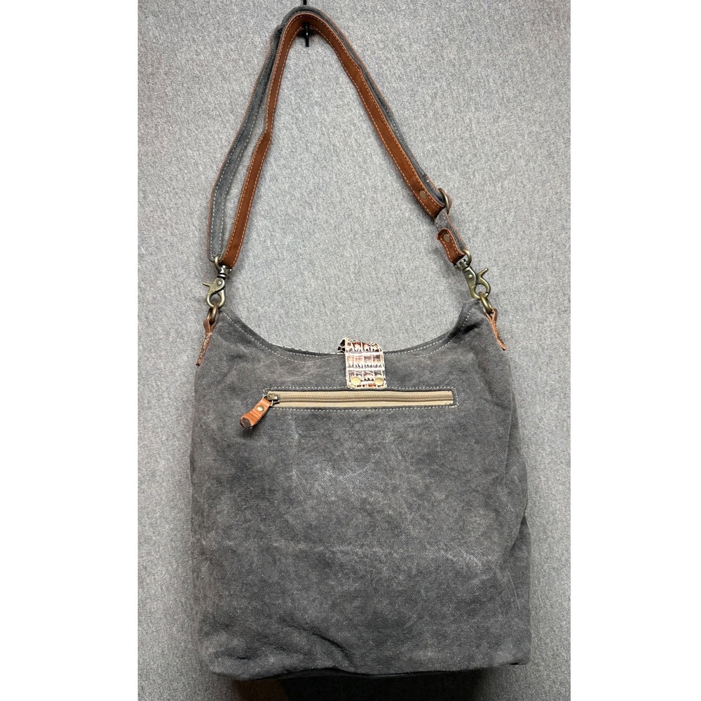 Myra Bag Crossbody Bag‎ Seneca Springs Southwestern Canvas Leather Multi-Color - Picture 2 of 11